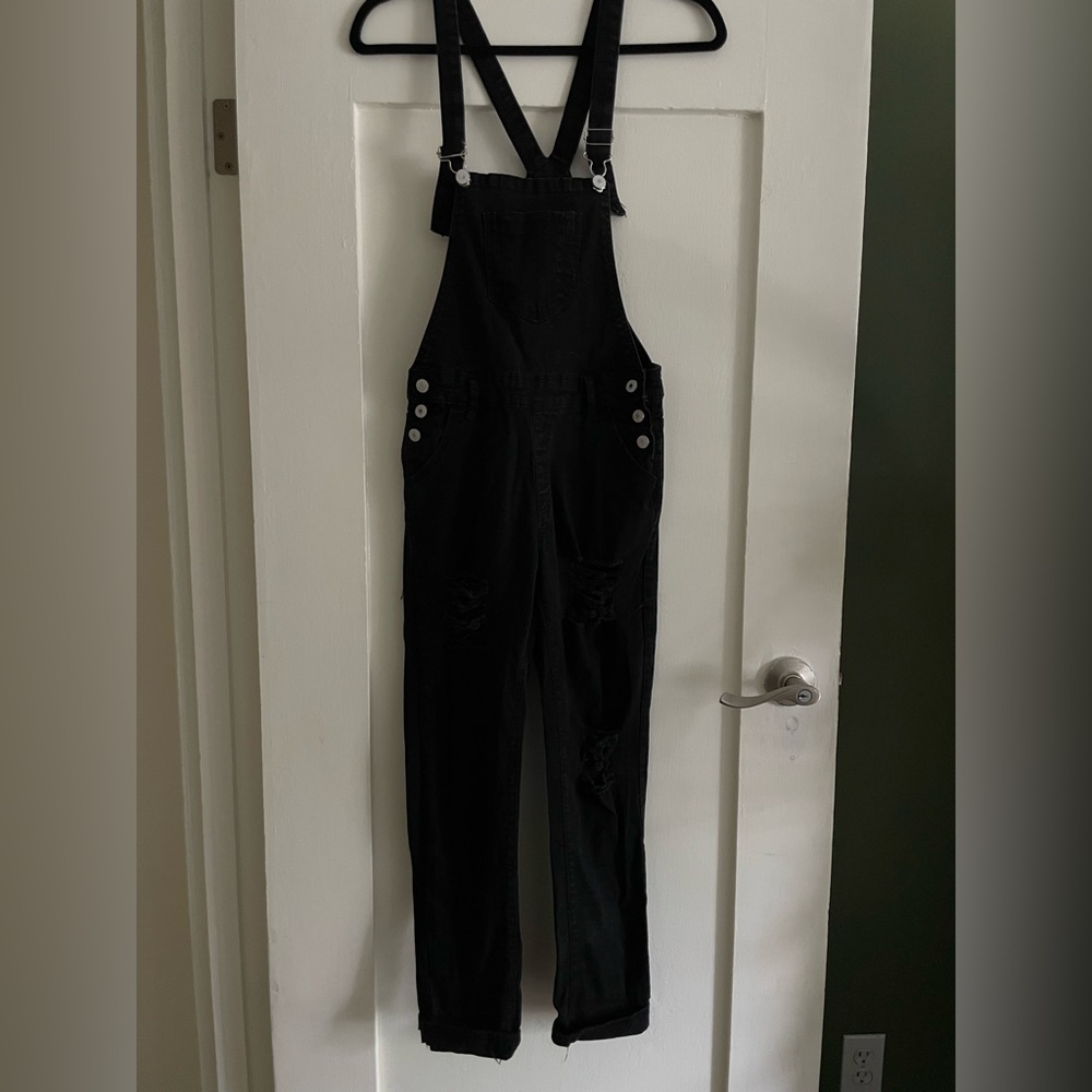 Boutique Bought Black Overalls